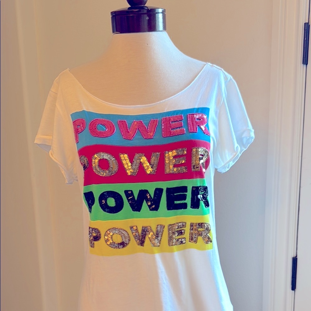 Alice + Olivia sequin top excellent condition